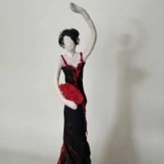Flamencodanseres van textielverharder